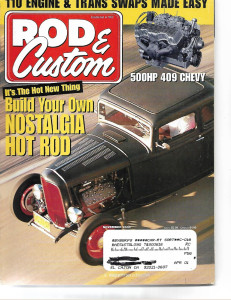 ROD & CUSTOM 2000 NOV - ENGINE & TRANNY SWAP SPECIAL, SUPER HOT CHEVY 409